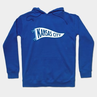 Kansas City Pennant - Royal Hoodie